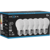 Mexen Nova 6x żarówka LED E27, G45, 7W, Neutralna - 4000K, 735 lm - L101-E27-0740-01x06