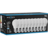 Mexen Nova 10x Bombilla LED E27, G45, 7W, Fría - 6500K, 735 lm - L101-E27-0765-01x10