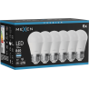 Mexen Nova 6x Bombilla LED E27, G45, 8W, Fría - 6500K, 840 lm - L101-E27-0865-01x06