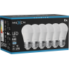 Mexen Nova 6x LED-lampa E27, G45, 8W, Kall - 6500K, 840 lm - L101-E27-0865-01x06