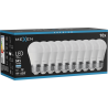 Mexen Nova 10x Bombilla LED E27, G45, 9W, Fría - 6500K, 945 lm - L101-E27-0965-01x10