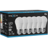 Mexen Nova 6x LED-lampa E27, G45, 10W, Neutral - 4000K, 1055 lm - L101-E27-1040-01x06