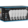 Mexen Nova 6x żarówka LED E27, G45, 10W, Zimna - 6500K, 1055 lm - L101-E27-1065-01x06
