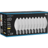 Mexen Nova 10x żarówka LED E14, C37, 3W, Ciepła - 3000K, 315 lm - L102-E14-0330-01x10