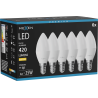 Mexen Nova 6x LED žarulja E14, C37, 4W, Topla - 3000K, 420 lm - L102-E14-0430-01x06