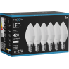 Mexen Nova 6x żarówka LED E14, C37, 4W, Neutralna - 4000K, 420 lm - L102-E14-0440-01x06
