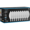 Mexen Nova 10x Bombilla LED E14, C37, 5W, Fría - 6500K, 525 lm - L102-E14-0565-01x10