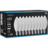 Mexen Nova 10x LED-glödlampa E14, C37, 8W, Neutral - 4000K, 840 lm - L102-E14-0840-01x10