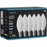 Mexen Nova 6x LED žarulja E14, C37, 8W, Hladna - 6500K, 840 lm - L102-E14-0865-01x06