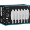 Mexen Nova 6x LED žarulja E14, C37, 10W, Neutralna - 4000K, 1055 lm - L102-E14-1040-01x06