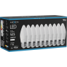 Mexen Nova 10x bombilla LED E27, C37, 5W, Natural - 4000K, 525 lm - L102-E27-0540-01x10