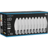 Mexen Nova 10x LED-lamp E27, C37, 5W, Neutraalne - 4000K, 525 lm - L102-E27-0540-01x10