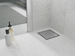 Mexen Flat-Q M13 douchegoot vierkant 12 x 12 cm, inox - 1010012