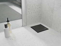 Mexen Flat-Q M13 piatto doccia quadrato da pavimento 12 x 12 cm, nero - 1710012