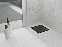 Mexen Flat-Q M13 vierkante afvoerput 15 x 15 cm, zwart - 1710015