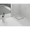 Mexen Flat-Q M13 wpust podłogowy kwadratowy 20 x 20 cm, inox - 1010020