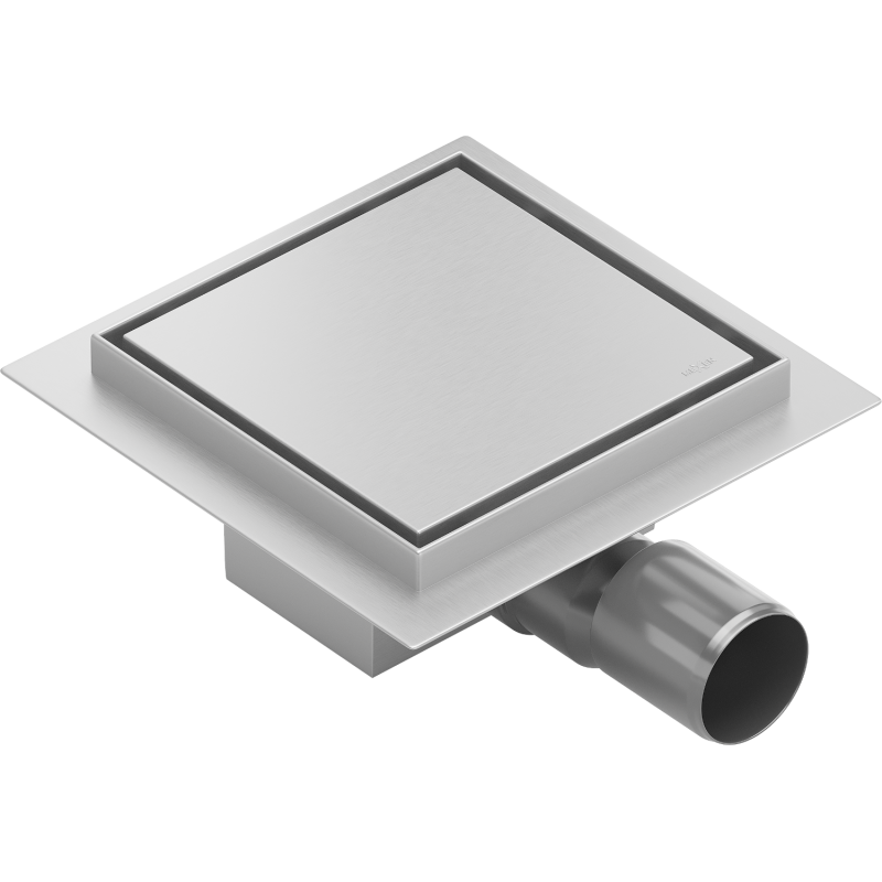 Mexen Flat-Q M13 quadratischer Bodenablauf 20 x 20 cm, Inox - 1010020