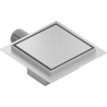 Mexen Flat-Q M13 wpust podłogowy kwadratowy 20 x 20 cm, inox - 1010020