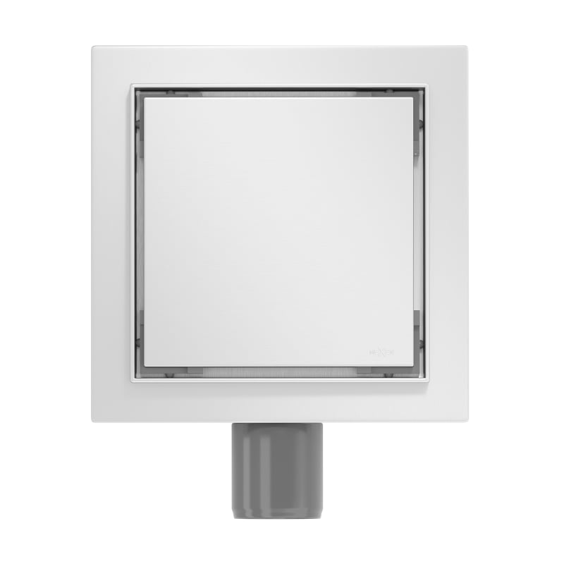 Mexen Flat-Q M13 wpust podłogowy kwadratowy 25 x 25 cm, inox - 1010025
