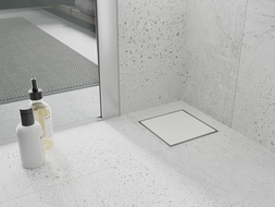 Mexen Flat-Q M13 square floor drain 15 x 15 cm, white - 1210015