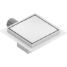 Mexen Flat-Q M13 square floor drain 15 x 15 cm, white - 1210015
