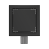 Mexen Flat-Q M13 square floor drain 25 x 25 cm, black - 1710025