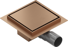 Mexen Flat-Q M13 Buedemablaf Quadrat 12 x 12 cm, gebierzt Koffer - 1C10012