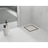 Mexen Flat-Q M13 wpust podłogowy kwadratowy 12 x 12 cm, miedź szczotkowana - 1C10012