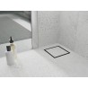 Mexen Flat-Q M13 põrandasifoon ruudukujuline 12 x 12 cm, püssihall harjatud - 1E10012