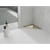 Mexen Flat-T M13 vloerafvoer driehoekig 20 x 20 cm, goud - 1510320