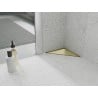 Mexen Flat-T M13 drainage de sol triangulaire 20 x 20 cm, or brossé - 1A10320