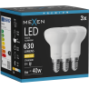 Mexen Nova 3x LED-pirn E14, R50, 6W, Soe - 3000K, 630 lm - L103-E14-0630-01x03
