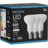 Mexen Nova 3x LED žarulja E14, R50, 8W, Neutralna - 4000K, 840 lm - L103-E14-0840-01x03
