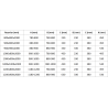 Mexen Exo-S Duo cabina de ducha semicircular deslizante 120 x 80 cm, transparente, dorada - 8132-120-080-50-00