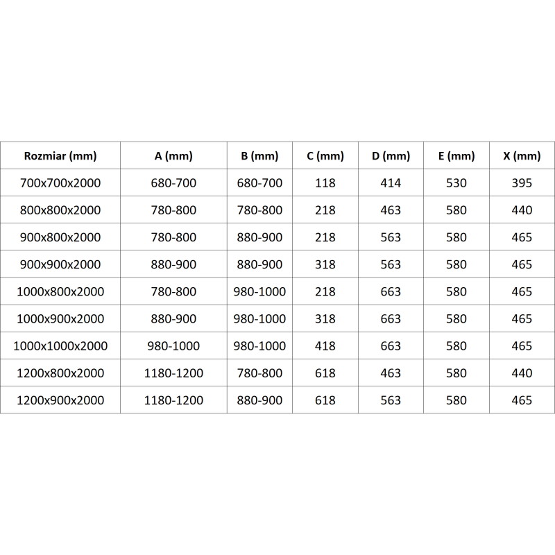 Mexen Exo-S cabina de ducha semicircular asimétrica corredera 120 x 90 cm, transparente, negra - 8131-120-090-70-00