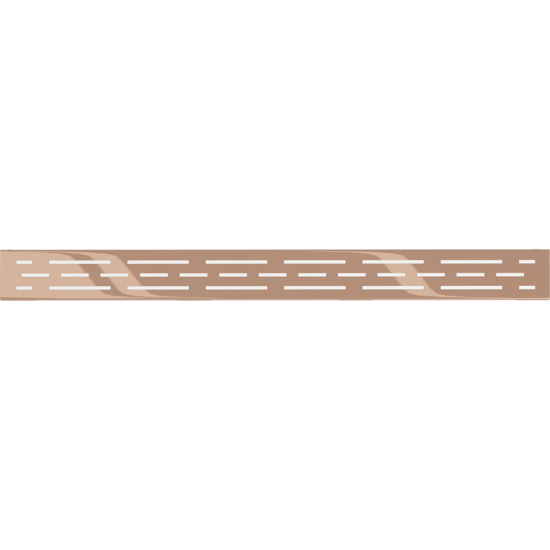 Mexen Flat M01 Cover for Linear Drain 70 cm, Rose Gold - 1620070