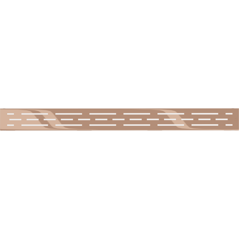 Mexen Flat M01 maskownica do odpływu liniowego 70 cm, różowe złoto - 1620070