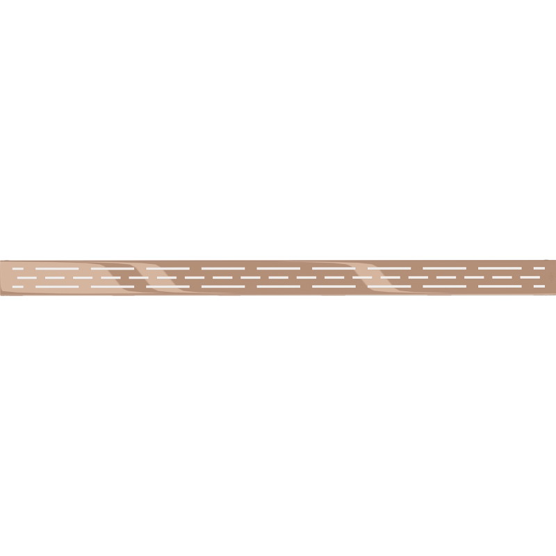 Mexen Flat M01 cache pour drain linéaire 100 cm, or rose - 1620100