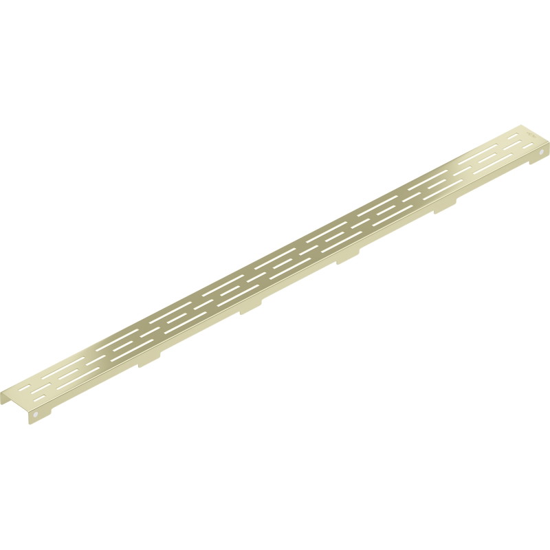 Mexen Flat M01 Verkleidung für Linienentwässerung 100 cm, gebürstetes Gold - 1A20100