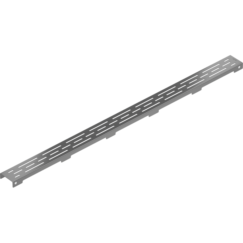 Mexen Flat M01 Cover for Linear Drain 100 cm, Gun Gray Brushed - 1E20100