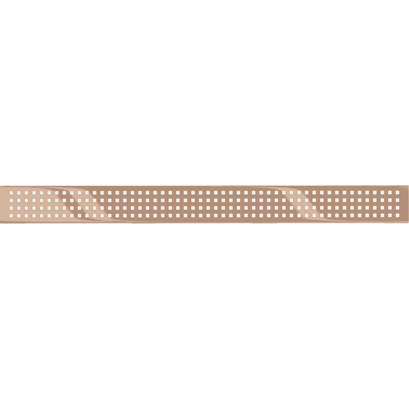 Mexen Flat M08 maskownica do odpływu liniowego 50 cm, różowe złoto - 1625050
