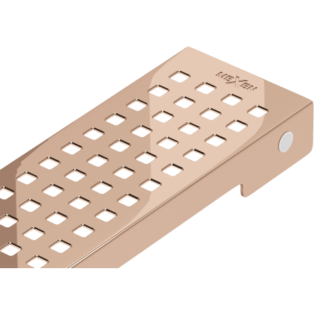 Mexen Flat M08 maskownica do odpływu liniowego 60 cm, różowe złoto - 1625060