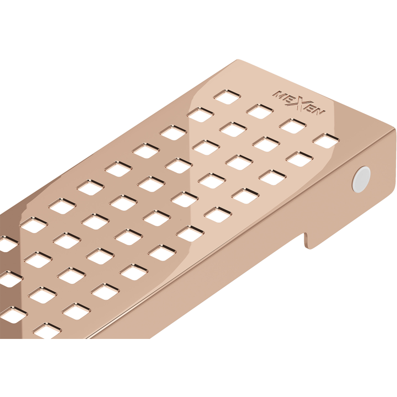 Mexen Flat M08 maskownica do odpływu liniowego 70 cm, różowe złoto - 1625070