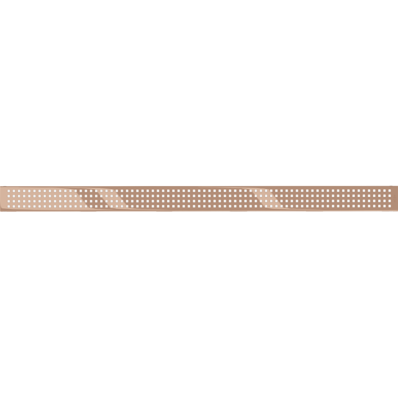 Mexen Flat M08 Cover Plate for Linear Drain 80 cm, Rose Gold - 1625080