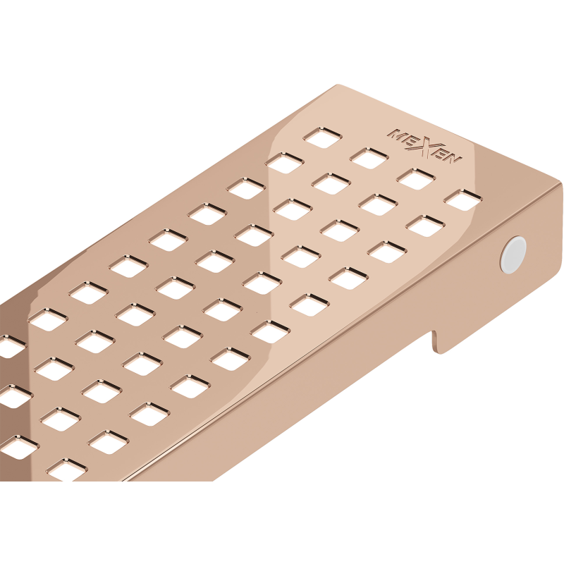 Mexen Flat M08 maskownica do odpływu liniowego 100 cm, różowe złoto - 1625100