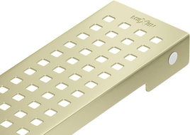 Mexen Flat M08 Abdeckung für liniaren Abfluss 50 cm, gebürstetes Gold - 1A25050