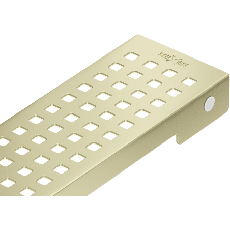 Mexen Flat M08 maskownica do odpływu liniowego 100 cm, złota szczotkowana - 1A25100