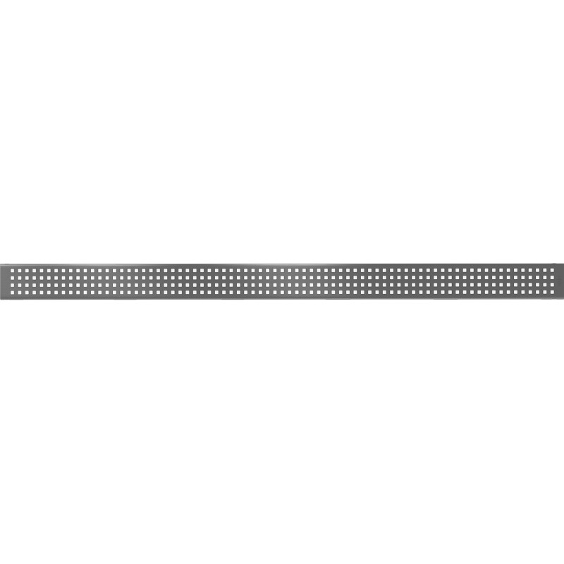 Mexen Flat M08 100 cm pikkuse lineaarse äravoolu kate, harjatud gun gray - 1E25100