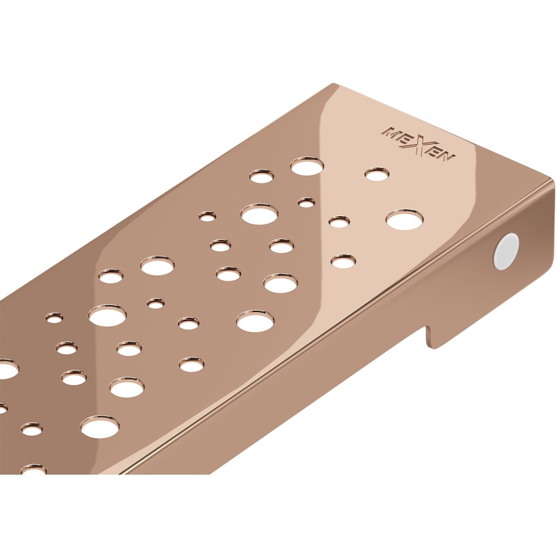 Mexen Flat M12 lineaarse äravoolu kate 50 cm, roosa kuld - 1621050