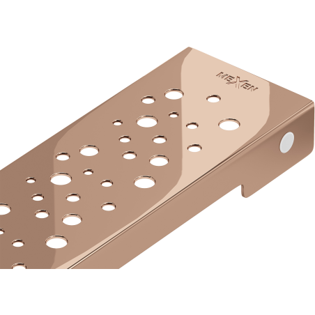 Mexen Flat M12 maskownica do odpływu liniowego 80 cm, różowe złoto - 1621080